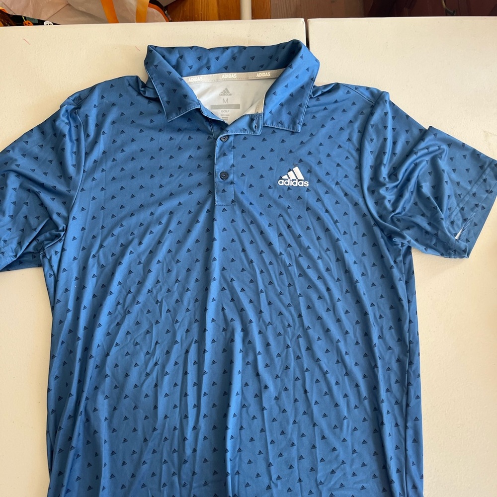 Adidas Golf Men's Blue Polo Shirt